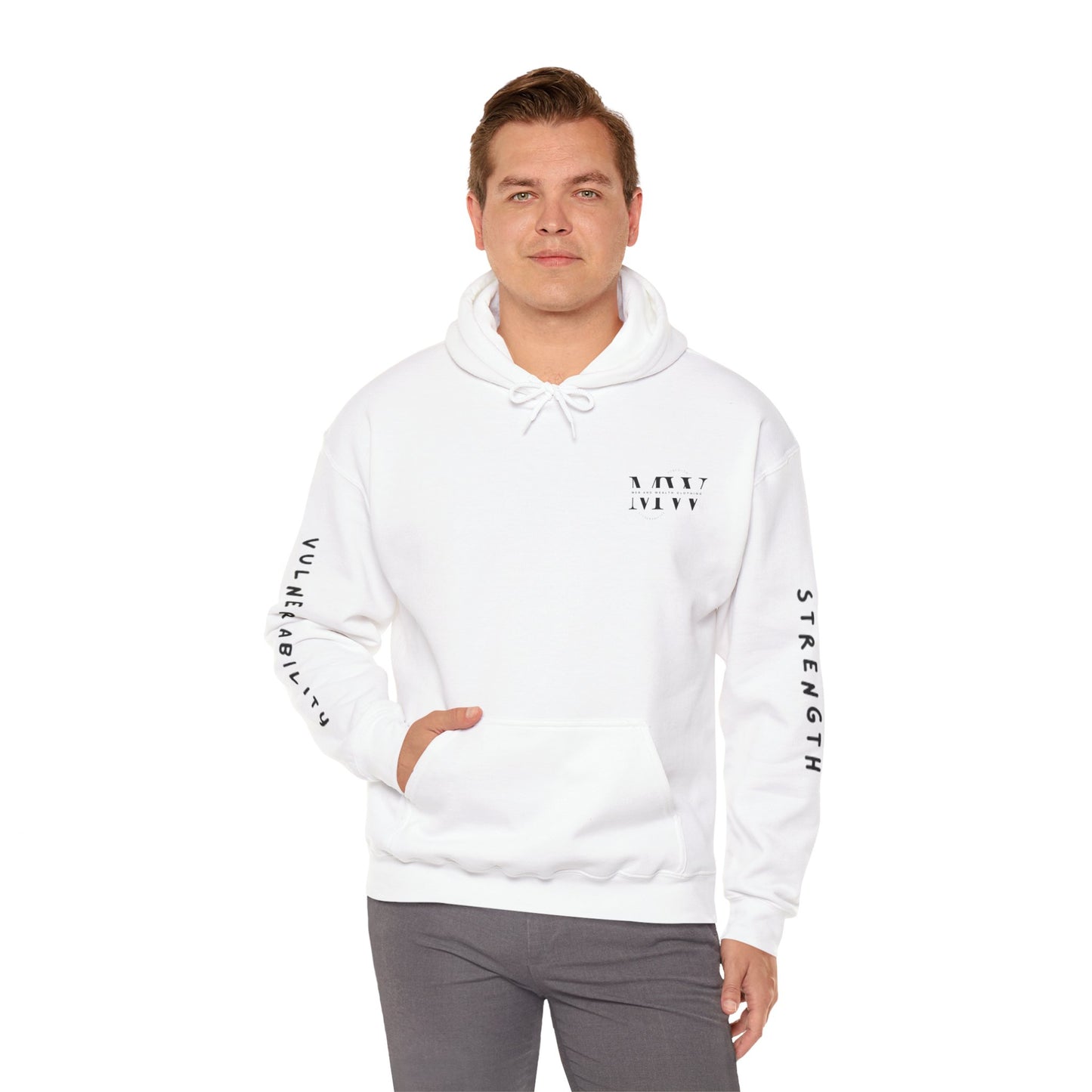 Men and Wealth Heavy Blend™ Hooded Sweatshirt